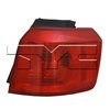 Tyc Products Tyc Tail Light Assembly, 11-6541-00 11-6541-00